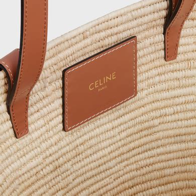 CELINE CLASSIC PANIER SMALL BRAIDED TRIOMPHE in 